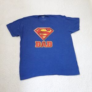 Men's "SUPER DAD" Tee Shirt Size XL (BLUE)